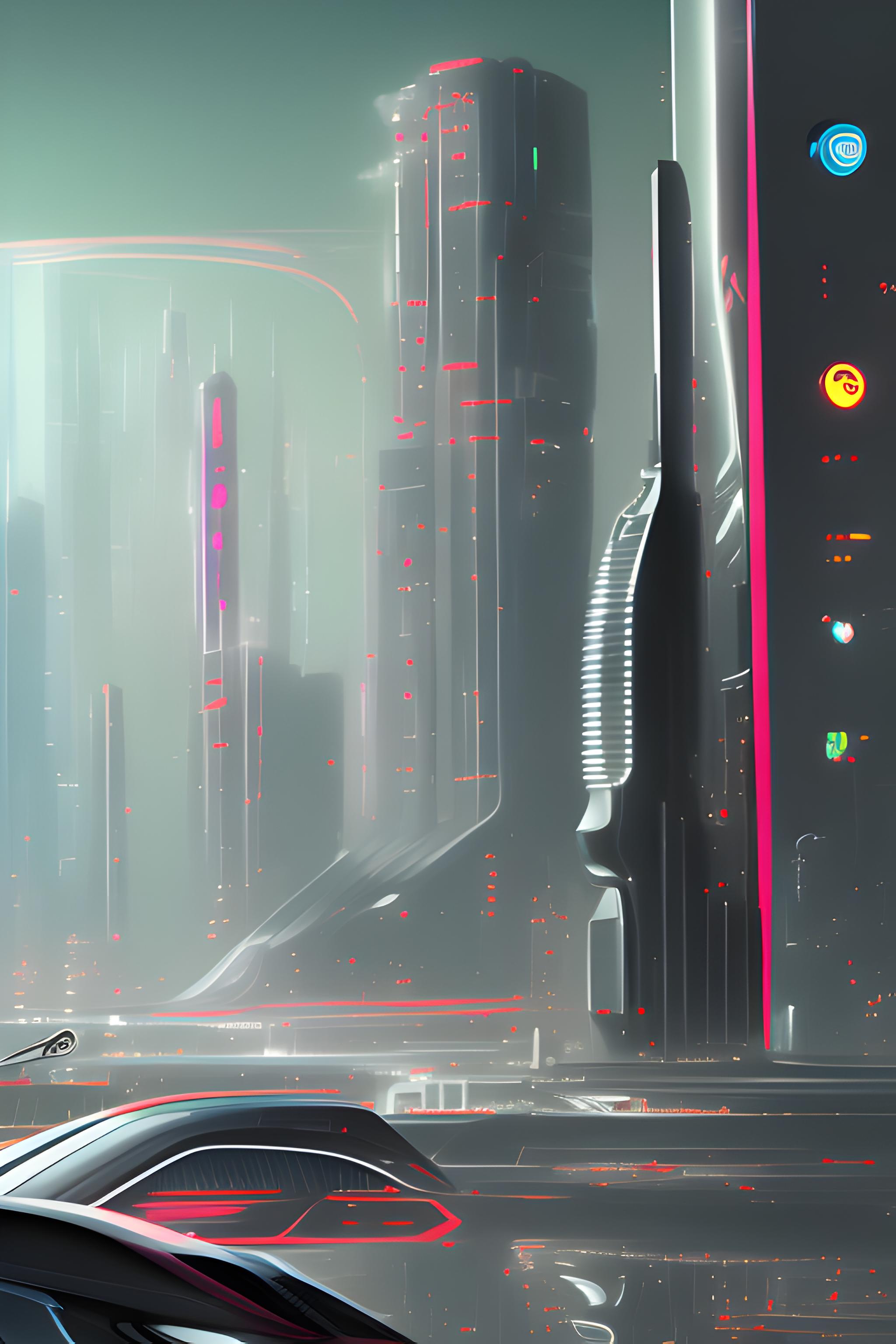 Geely cityray, cyberpunk